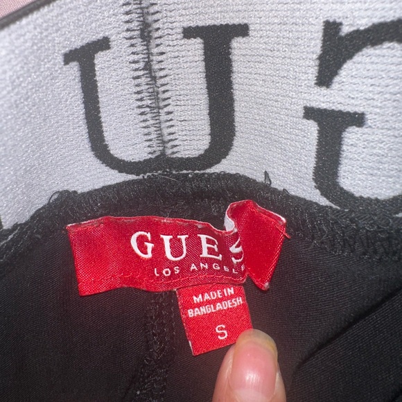 Guess Black Logo Leggings - Picture 6 of 8